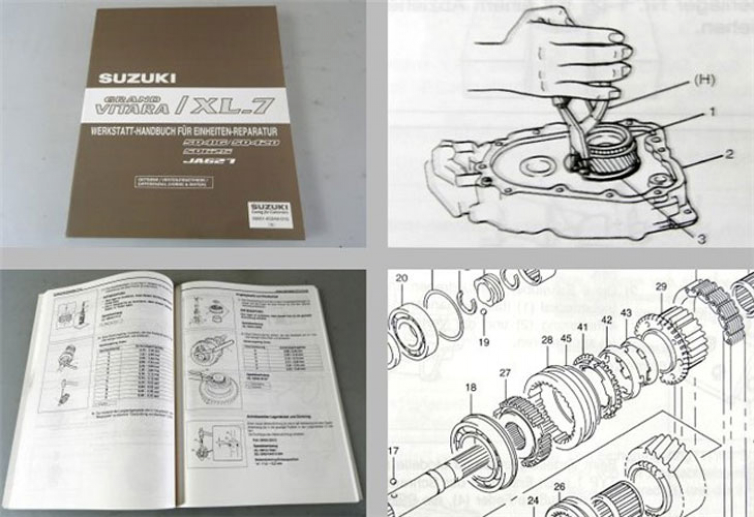 Werkstatthandbuch Suzuki Grand Vitara Xl Reparaturanleitung Getriebe