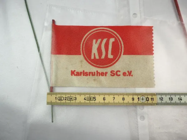 1. FC Köln - Hertha BSC - Karlsruher SC - Lüner SV 4 kleine Fähnchen