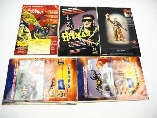 10 Comics Batman Superman Captain Future Gebrauchter Zustand