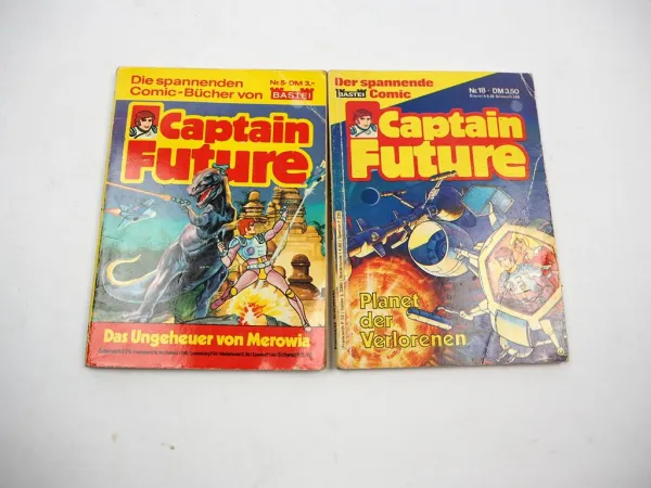 10 Comics Batman Superman Captain Future Gebrauchter Zustand