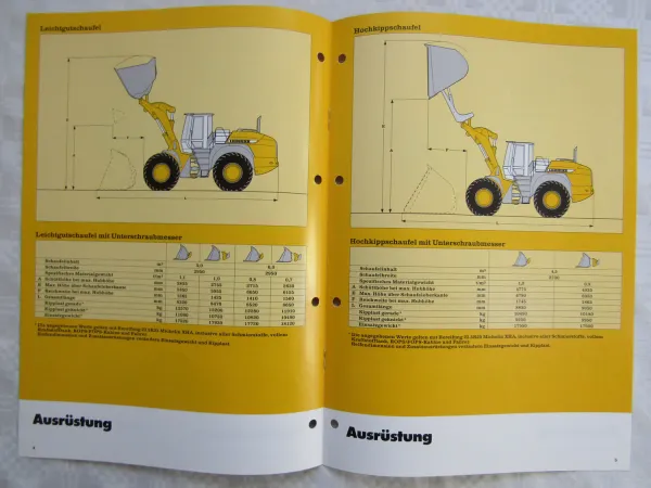 10 Prospekte Liebherr Radlader 1997/98 L 564 554 522 509 508 507 506 504
