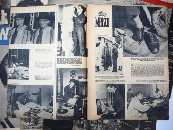 11x Zeitschrift Das Weltbild Drei Brücken Verlag Mainz 1946/47