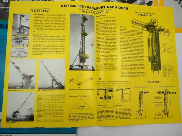 12x Orig. Prospekt Gruse Landtechnik Häcksler Kartoffelleger Hackautomat 1980er