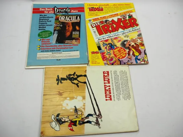 14 Comics Lucky Luke Gespenster Flash Gordon Micky Maus Gebrauchter Zustand