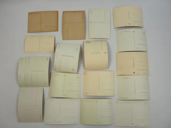 18 Foto AK Halle Saale Markt Händel Denkmal ca.1960 Sachsen-Anhalt