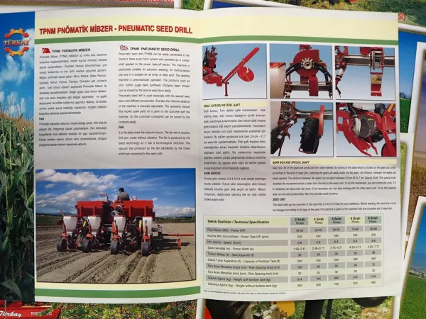18x Original Prospekt Mappe Türkay Tarim Makinalari Landtechnik ca. 2005 Türkei