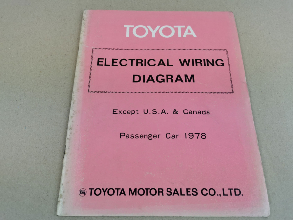 1978 Toyota Schaltpläne Elektrik electrical wiring diagram Crown Celica Cressida