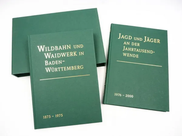 2 Bände Chronik Jagd - Tradition mit Zukunft 1875 bis 2000 Baden Württemberg