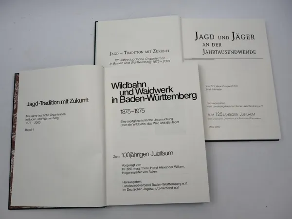 2 Bände Chronik Jagd - Tradition mit Zukunft 1875 bis 2000 Baden Württemberg