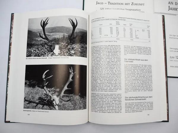 2 Bände Chronik Jagd - Tradition mit Zukunft 1875 bis 2000 Baden Württemberg