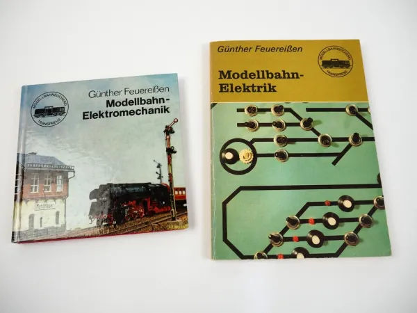 2 Bücher Modellbahn - Elektrik Elektromechanik von Günther Feuereißen 1979/85