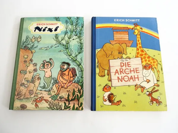 2 Erstausgaben Erich Schmitt Nixi Die Arche Noah 1953/54