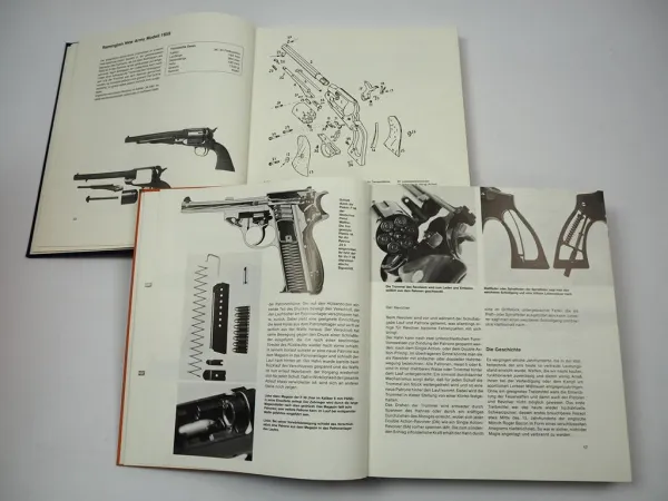 2 Fachbücher Faustfeuerwaffen Pistolen Revolver 1981/87 Klaus Peter König