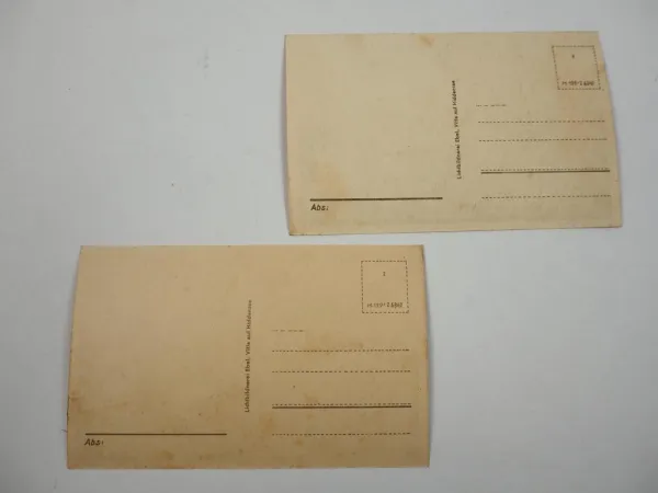2 Foto AK Insel Hiddensee Vitte Ostsee 1947 Mecklenburg-Vorpommern