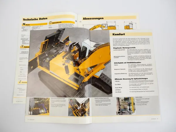 2 Prospekte Liebherr R 914 B und C Litronic Raupenbagger 2007