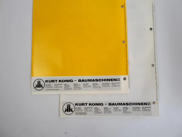 2 Prospekte Liebherr R984C Litronic Hydraulikbagger Technische Beschreibung