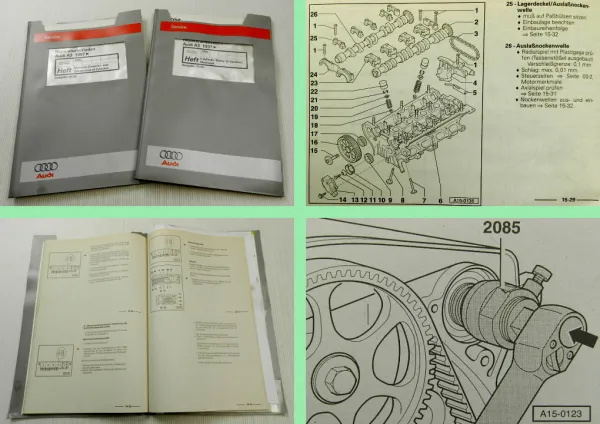 2 Reparaturleitfaden Audi A3 8L 1997 1,8l Motor Zahnriemen Zylinderkopf