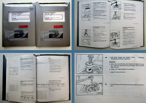 2 Reparaturleitfaden Audi A8 2,8l 6 Zyl. Motor 128 kW AAH ab 1994