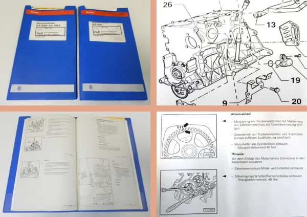 2 Reparaturleitfaden VW Golf 4 Bora Werkstatthandbuch 2.0 Einspritzmotor APK AQY