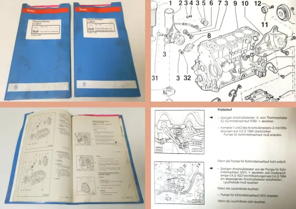 2 Reparaturleitfaden VW LT 2 Werkstatthandbuch 2.5 l Dieselmotor AGX AHD ab 1997