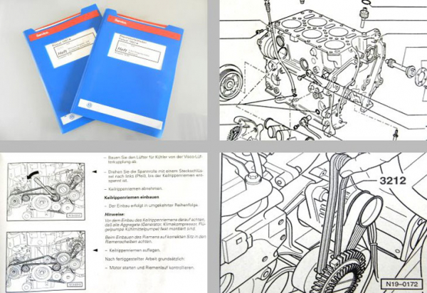 2 Reparaturleitfaden VW Passat B5 3B Werkstatthandbuch V5 Motor 2,3l AGZ 1996