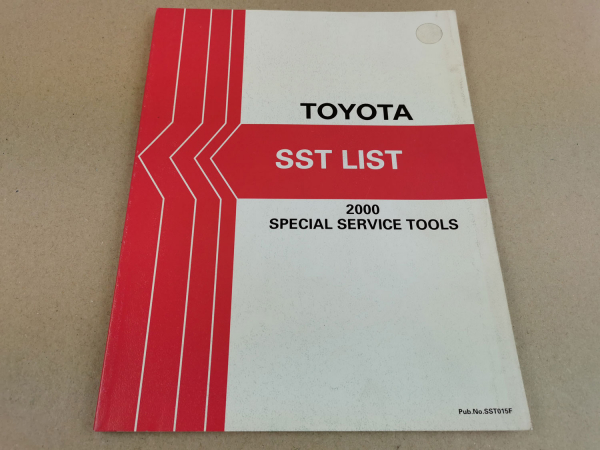 2000 Toyota Special Service Tool SST List Spezialwerkzeuge Land Cruiser Lexus
