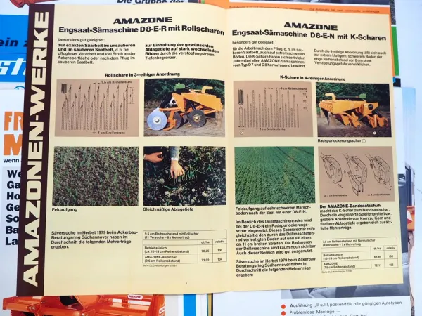 20x Original Prospekt Landtechnik 1970/80er Jahre z.B. Eberhardt Rau Dameco Lely