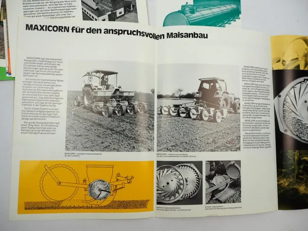 20x Original Prospekt Landtechnik 1970/80er Jahre z.B. Isaria Rabewerk Stegsted