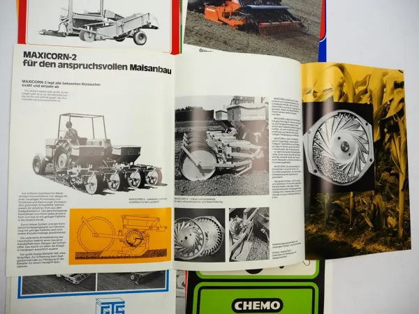 20x Original Prospekt Landtechnik 1970/80er Jahre z.B. Kleine GTS Wühlmaus