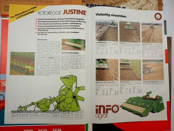20x Original Prospekt Landtechnik 1970/80er Jahre z.B. Rauch BvL Pancaldi
