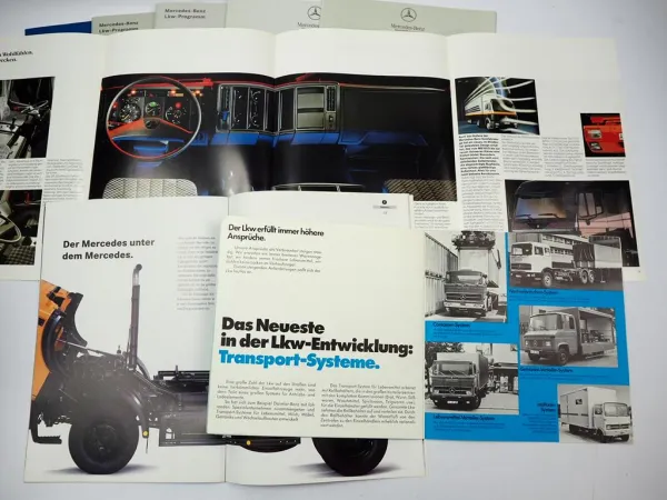 20x Prospekt Mercedes Benz Nutzfahrzeuge LKW Bus Baufahrzeug Fernverkehr
