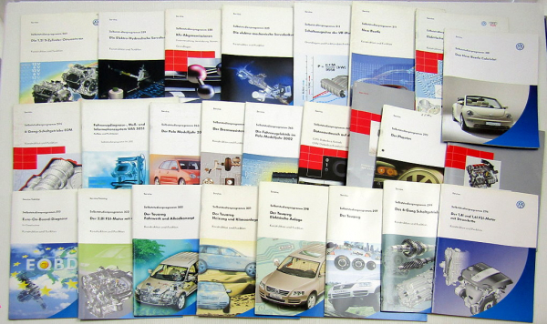 25 Selbststudienprogramme Audi / VW SSP Auto Technik Konstrukion Funktion