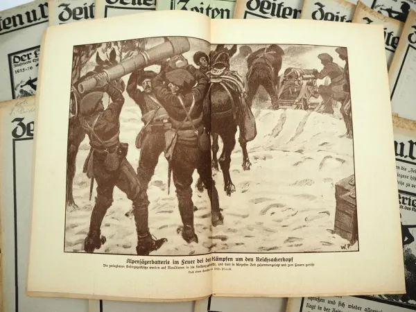 25x Historische Zeitschrift Zeiten und Völker Geschichte Geographie WK1 1915/16