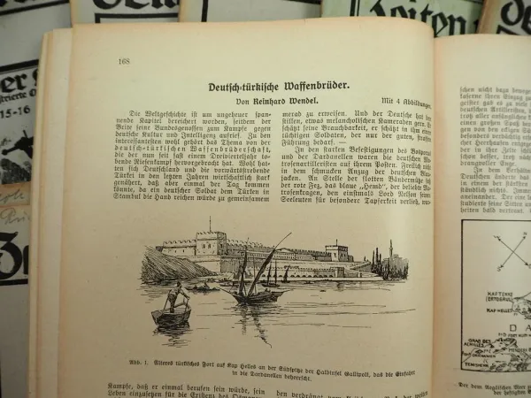 25x Historische Zeitschrift Zeiten und Völker Geschichte Geographie WK1 1915/16