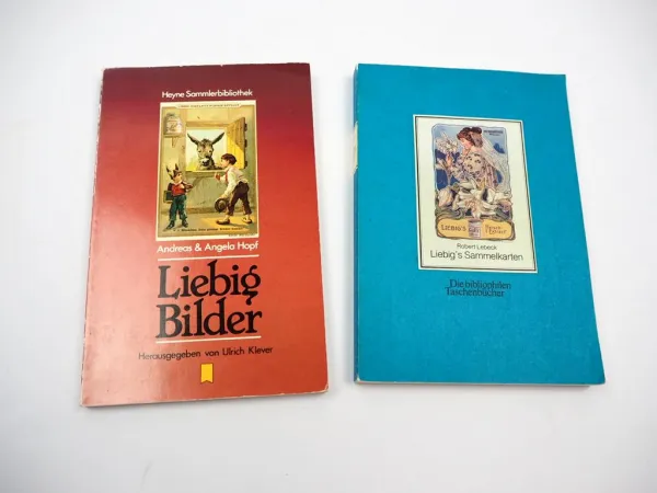 2x Buch Liebig Bilder Liebigs Sammelkarten 1979/80 R. Lebeck A. Hopf