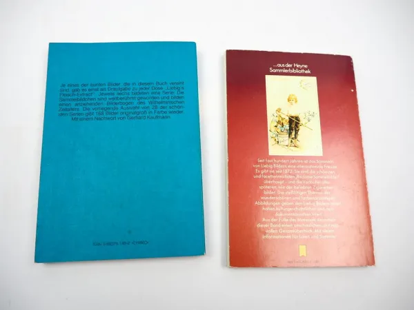 2x Buch Liebig Bilder Liebigs Sammelkarten 1979/80 R. Lebeck A. Hopf