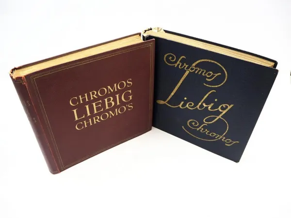 2x Chromos Liebig Album mit 588 Sammelbildern Holland Niederlande