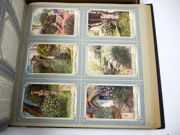 2x Chromos Liebig Album mit 588 Sammelbildern Holland Niederlande