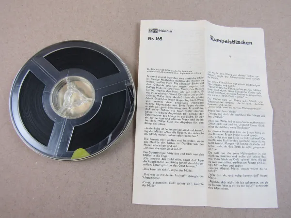 2x DEFA Heimfilm schwarz weiß Dornröschen und Rumpelstilzchen 1960/70er Jahre