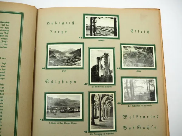 2x Macedonia Dresden Sammelalbum Zigarettenbilder Reisen und Wandern 1930er J.