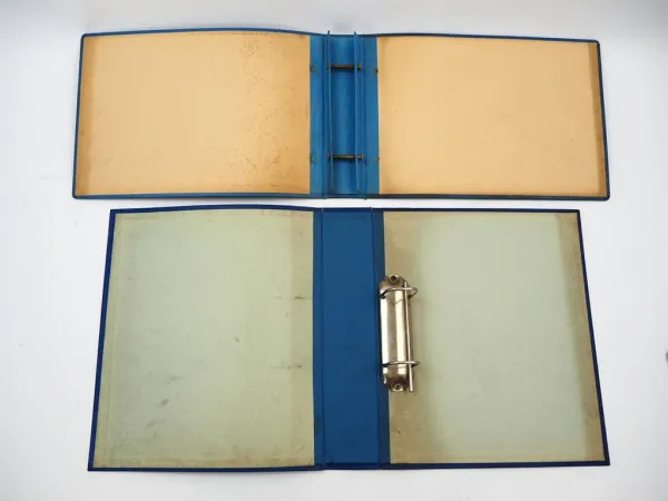 2x Original Leerordner IFA W50 für Ersatzteillisten und Servicemitteilungen DDR