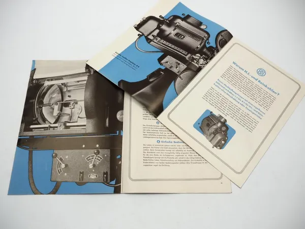 2x Prospekt Bauer Tonfilm Projektor B8 Lampe Film Kino Maschine Apparat 1939/40