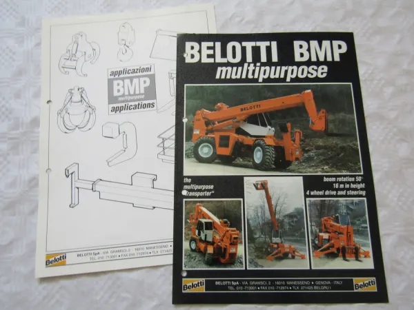 2x Prospekt Belotti BMP multipurpose