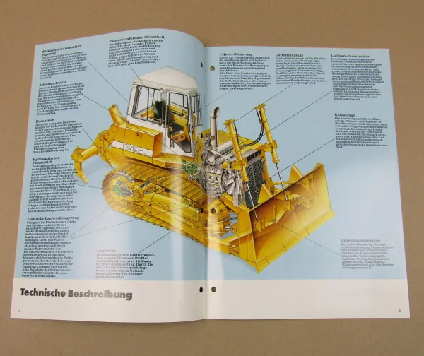 2x Prospekt Liebherr PR 742 Litronic +Technischer Vergleich mit PR 741C