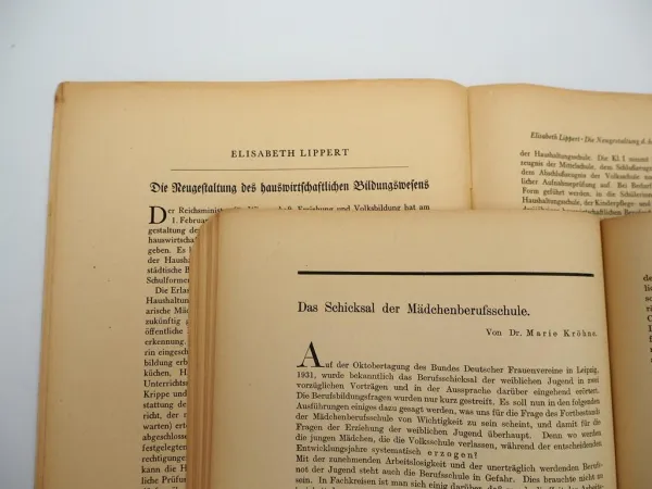 2x Zeitschrift Die Frau 1932/39 Helene Lange Gertrud Bäumer Frauenverein