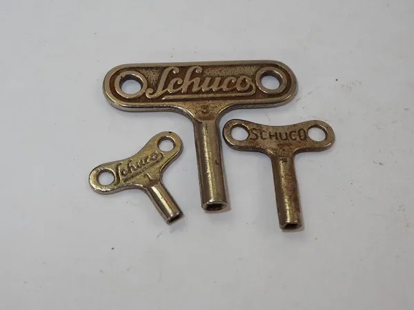 3 Stück Aufziehschlüssel Blechspielzeug Original Schuco Grösse Nr. 1 2 3