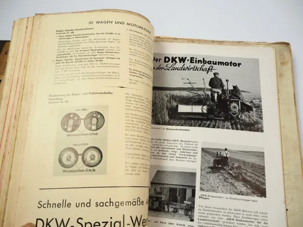 30 x DKW Praxis 1932 - 1939 Sonderklasse Schwebeklasse F5 F7 RT SB KM
