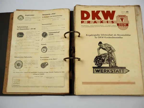 30 x DKW Praxis 1932 - 1939 Sonderklasse Schwebeklasse F5 F7 RT SB KM