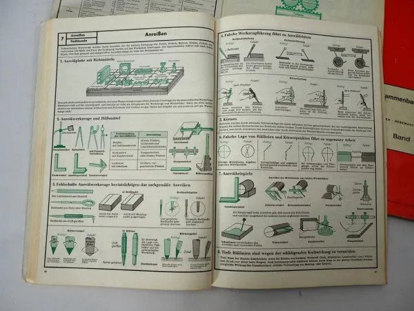3x Metallwerkerlehre Bd. 1 bis 3 1967 Lehrbuch Karl Heintges