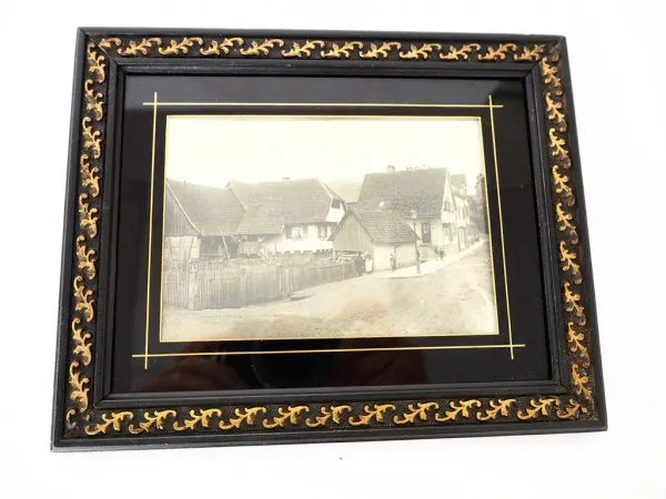 3x Orig. Foto Lahr 2x Schützenstraße Mauch und A. Benz Heimatdichter ca. um 1910